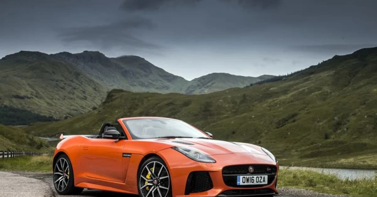 Jaguar F-Type Convertible Facelift 2017 (2017–2020)