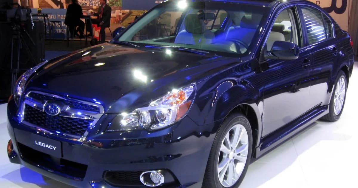 Subaru Legacy V (facelift 2012) (2012–2014)