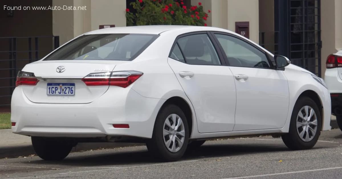 Toyota Corolla XI (E170, Facelift 2016) (2016–2018)